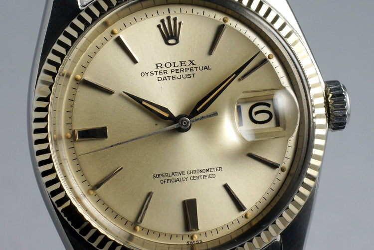 1962 Rolex DateJust 1601 Silver Dial