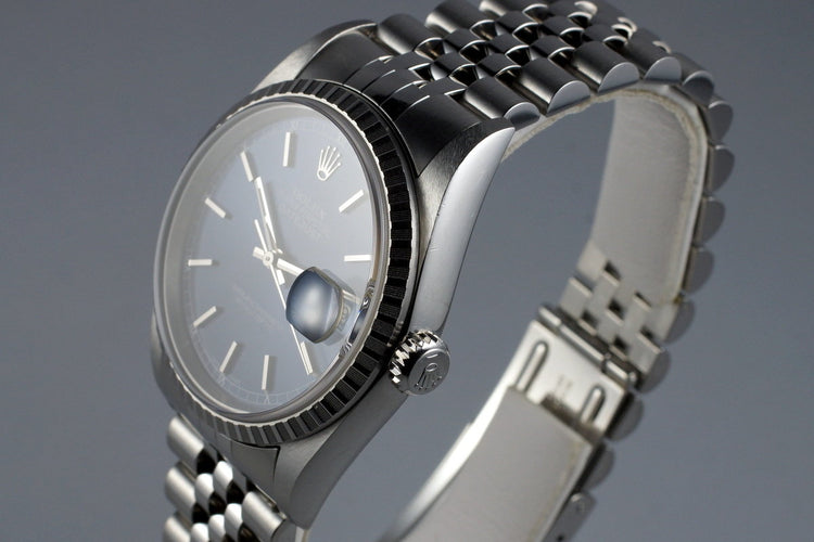 2003 Rolex DateJust 16220 Blue Dial