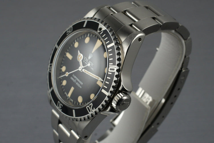 1979 Rolex Submariner 5513 Mark II Maxi Dial