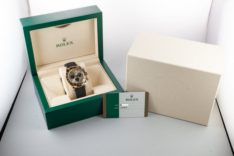 2017 Rolex 18K Gold Ceramic Daytona 116518LN with Box and Papers