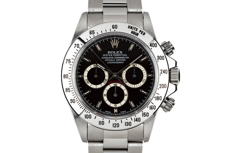 1995 Rolex Zenith Daytona 16520 Service Dial with and Box and Papers