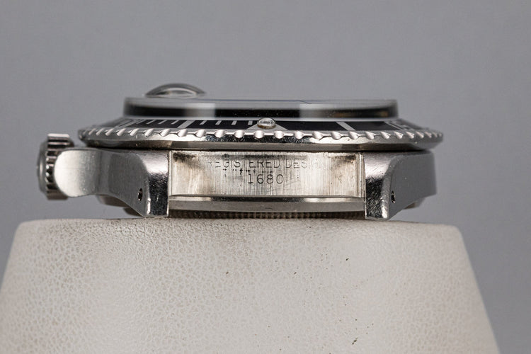 1970 Rolex Red Submariner 1680 MK IV with Box and Papers