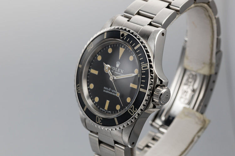 1974 Rolex Submariner 5513 with Serif Dial