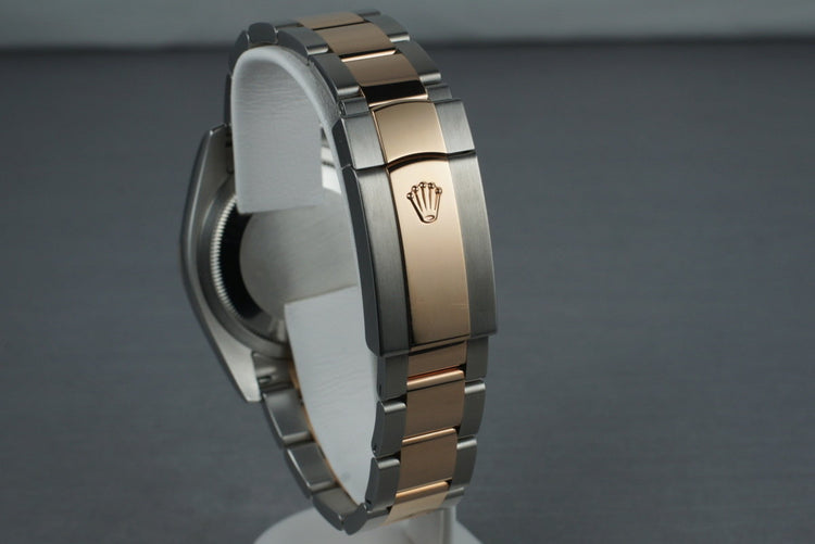 2005 Rolex Datejust Turnograph Rose Gold and Stainless Steel 116261