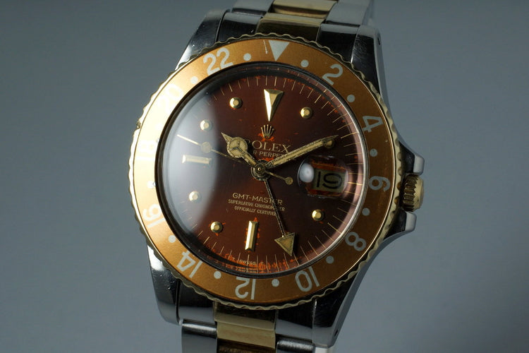 1978 Rolex Two Tone GMT 1675 Root Beer Dial