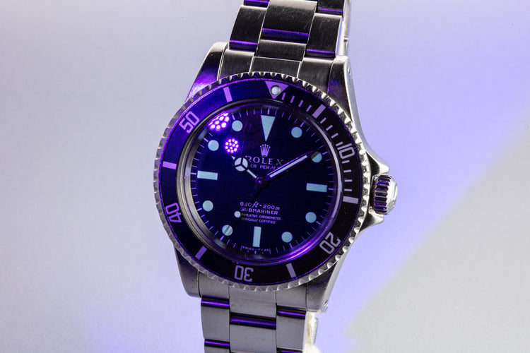 1977 Rolex Submariner 5512 Serif 4 Line Dial