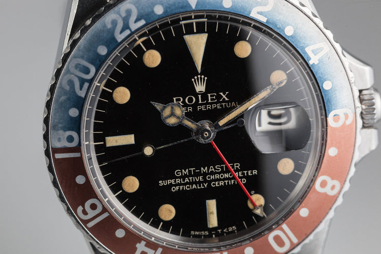 1965 Rolex GMT-Master 1675 Gilt Dial