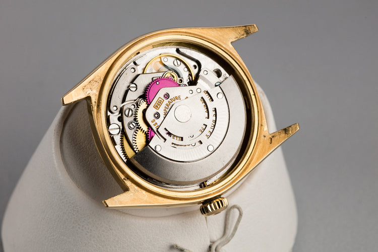 1960 Rolex 18K YG Day-Date 1803 with Matte Champagne Dial and Oyster Bracelet