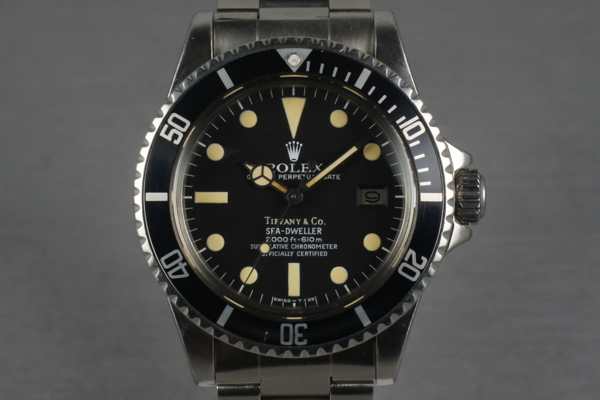 HQ Milton 1978 Rolex Sea Dweller 1665 Tiffany Co Inventory