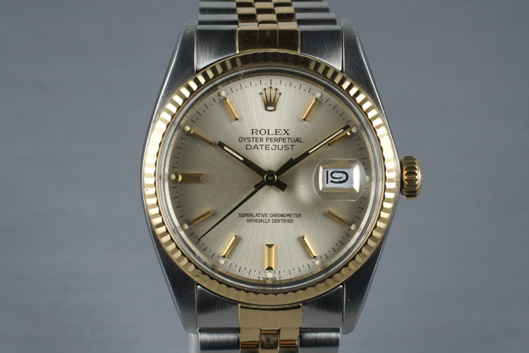 1984 Rolex Two Tone DateJust 16013 with Box and Papers