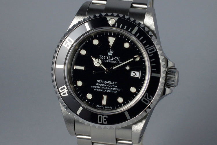 2001 Rolex Sea Dweller 16600