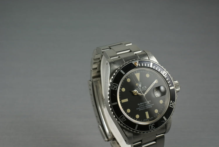 Rolex Submariner 16800 Matte Dial