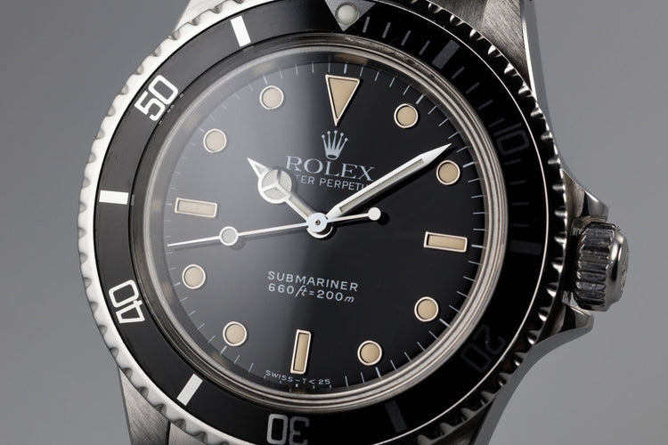 1979 Rolex Submariner 5513 with Service Dial and Hands