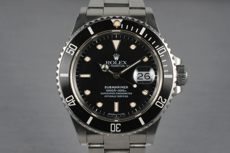 1987 Rolex Submariner 168000