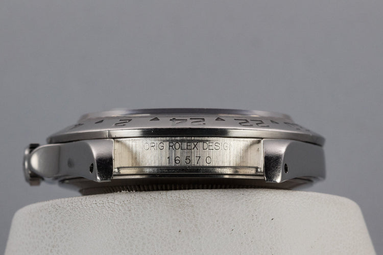 1995 Rolex Explorer II 16570 Black Dial
