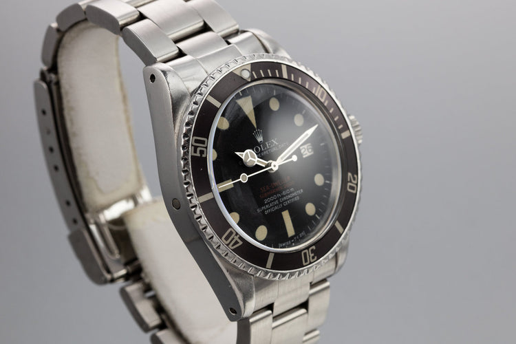 1972 Rolex Double Red Sea-Dweller 1665 MK III Dial
