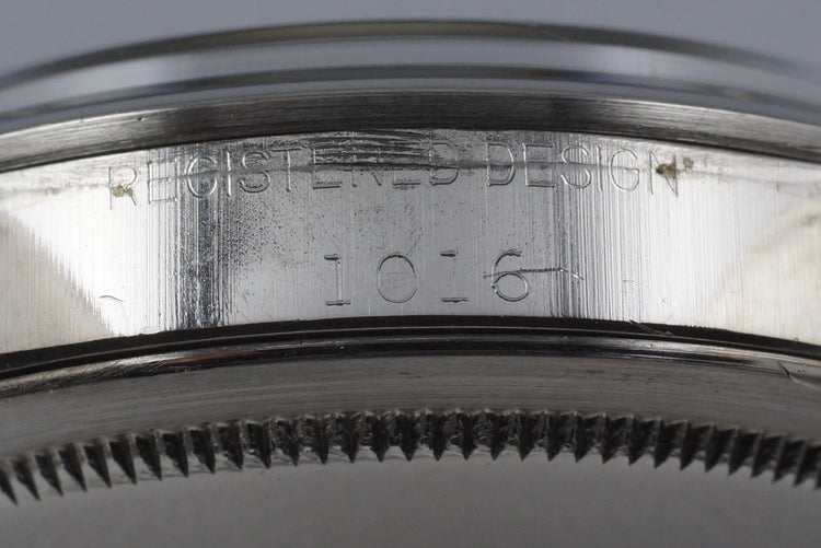 1969 Rolex Explorer 1 1016 with RSC Papers