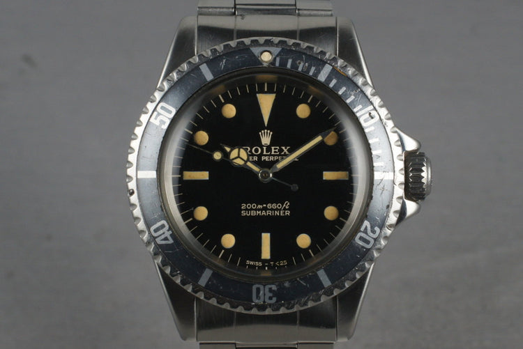 1966 Rolex Submariner 5513 with Glossy Gilt Dial