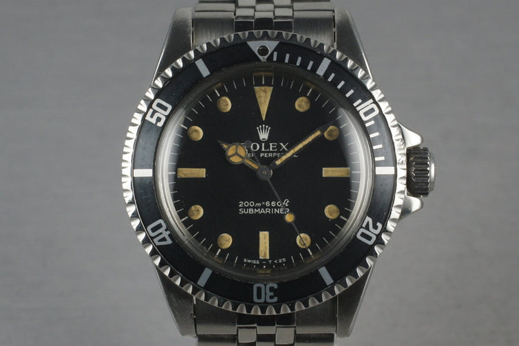 1968 Rolex Submariner 5513 Meters First
