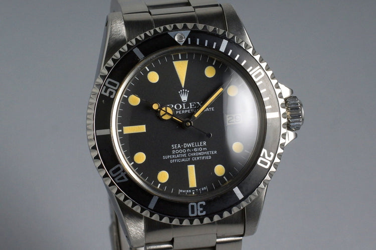 1981 Rolex Sea Dweller 1665 Mark I Dial
