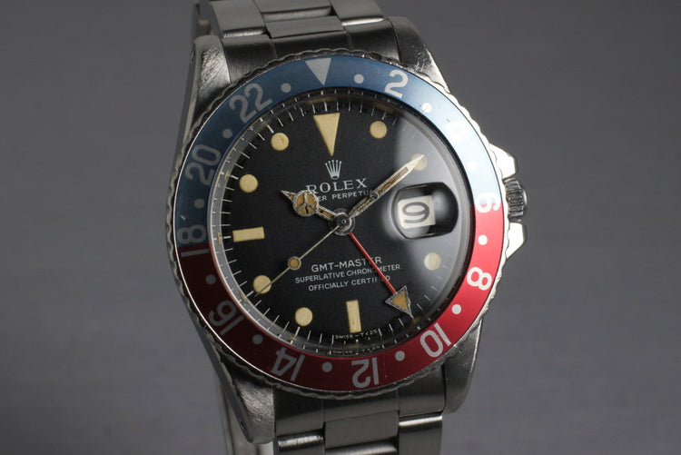1968 Rolex GMT 1675 Mark I Dial