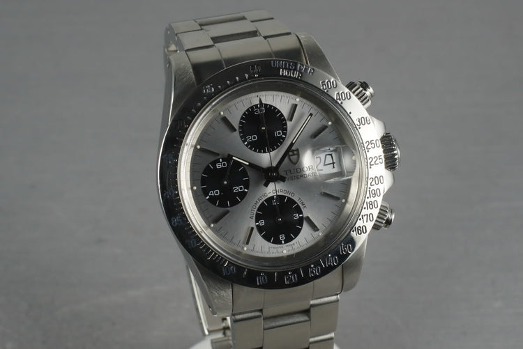 Tudor Chronograph Big Block 79180 With Silver Dial