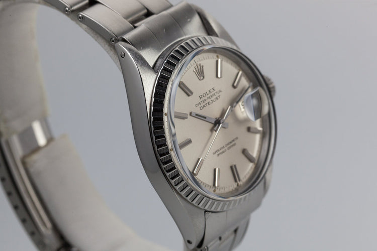 1966 Rolex DateJust 1603 Silver Dial