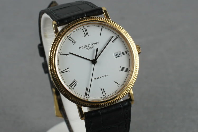 Patek Philippe Calatrava 3944  with Tiffany and Co Dial