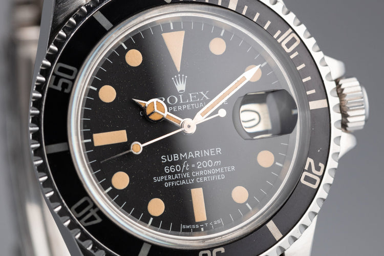 1977 Rolex Submariner 1680 with Box and Papers
