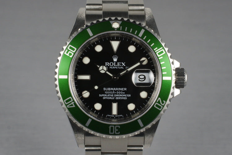 2007 Rolex Submariner 16610V with Box and Papers