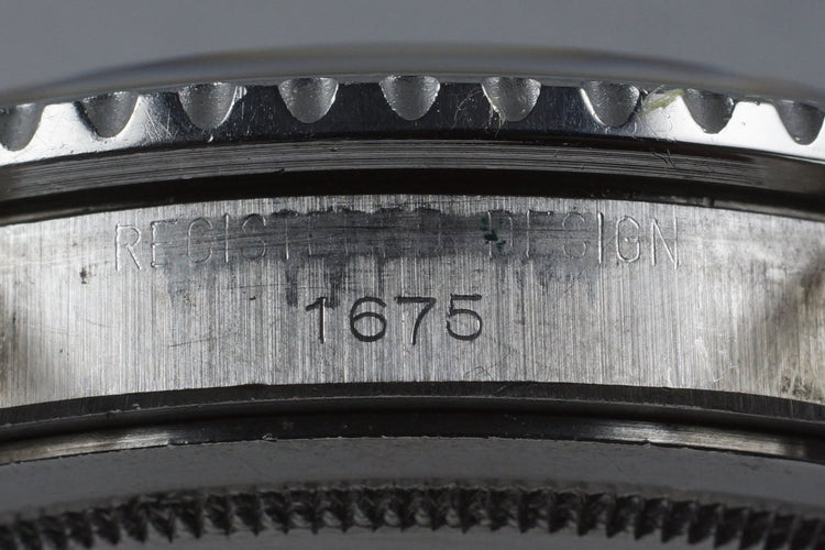 1971 Rolex GMT 1675 with Box and Papers