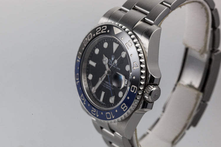 2015 Rolex GMT-Master II 116710 BLNR with Box and Papers