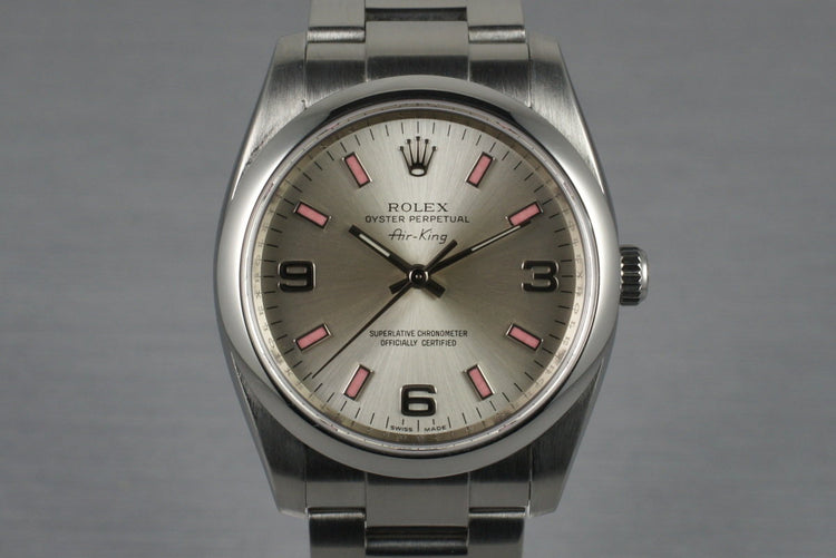 2007 Rolex Air King 114200 with Papers