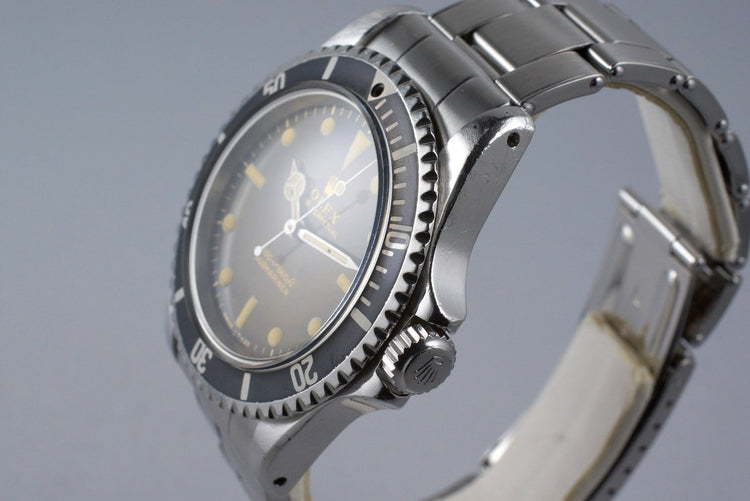 1965 Rolex Submariner 5513 Tropical Glossy Gilt Dial