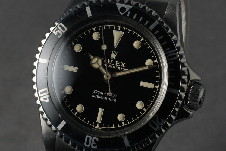 1962 Rolex Submariner 5512 PCG with Gilt Glossy Chapter Ring Dial