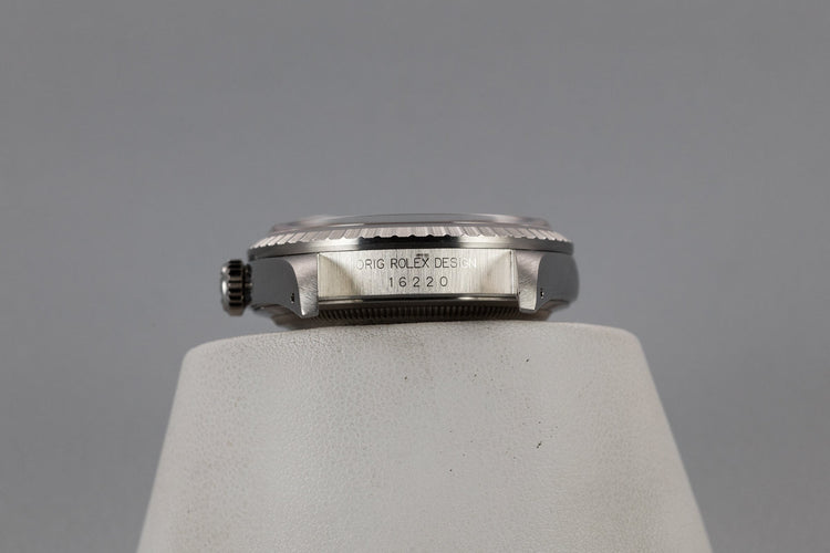 1991 Rolex DateJust 16220 Silver Dial