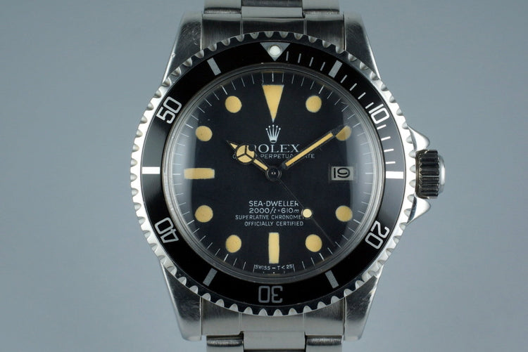 1978 Rolex Sea Dweller 1665 Mark I Dial