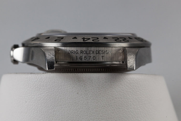 2003 Rolex Explorer II 16570 with Black Dial