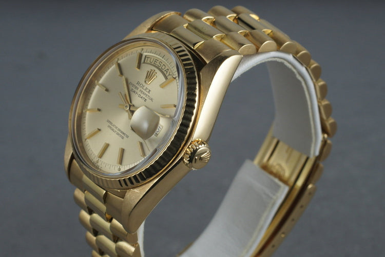 1978 Rolex 18K YG President 1803