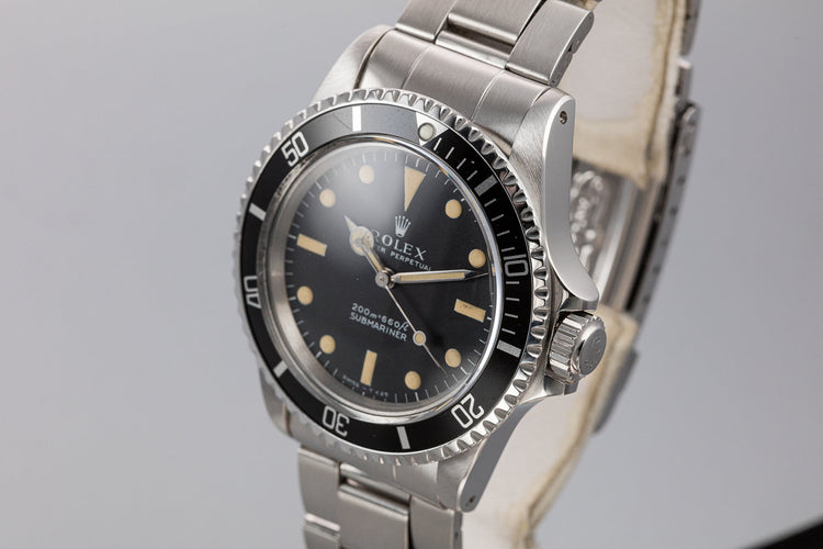 1967 Rolex Submariner 5513 Meters First Dial
