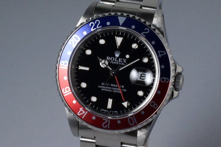 1996 Rolex GMT 16700 with Box and Papers