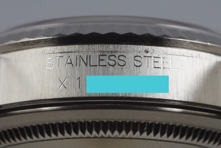 1991 Rolex DateJust 16234 Factory Silver Diamond Dial