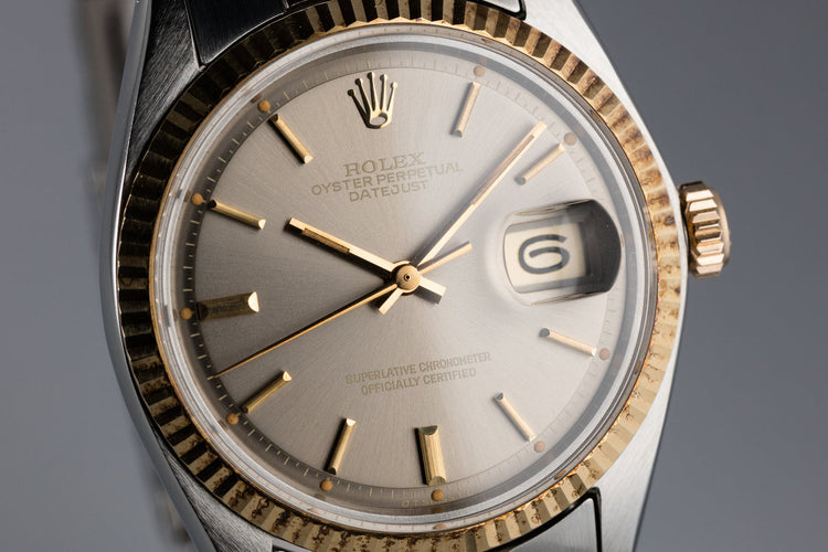 1972 Rolex Two-Tone DateJust 1601 Grey Sigma Dial