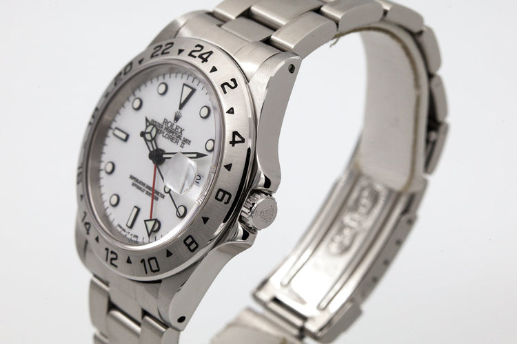 1995 Rolex Explorer II 16570 with Box and Papers
