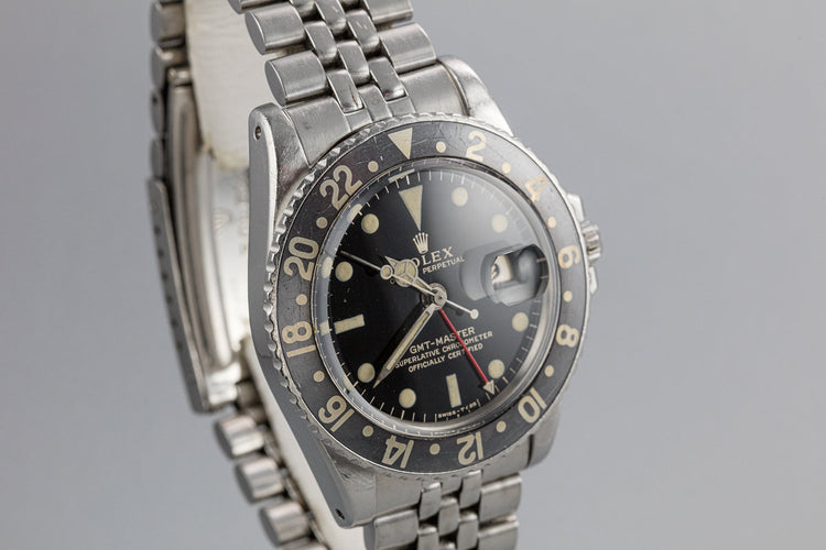 1965 Rolex GMT-Master 1675 Gilt Dial with Faded Black Fat Font Insert