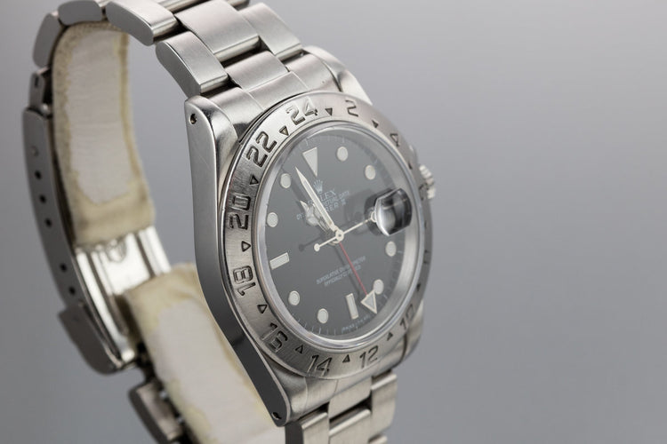 1995 Rolex Explorer II 16570 Black Dial