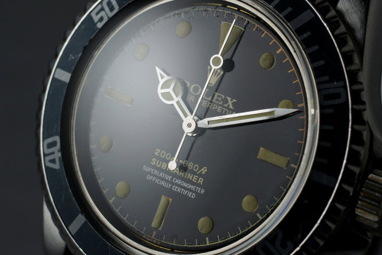 1961 Rolex Submariner 5512 PCG with Glossy Gilt 4 Line Dial