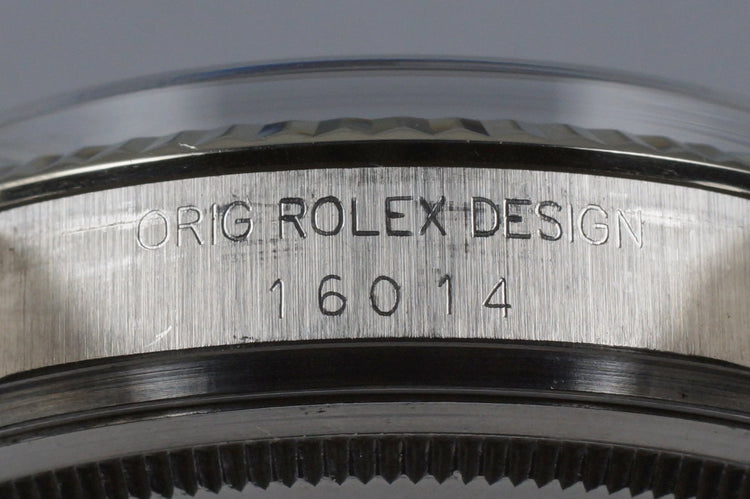 1981 Rolex DateJust 16014 White Roman Dial