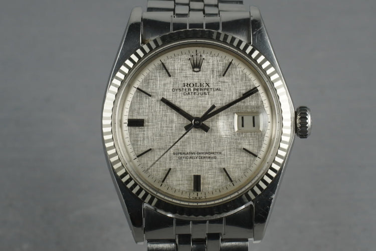 1970 Rolex Datejust 1601 with Silver Linen Dial
