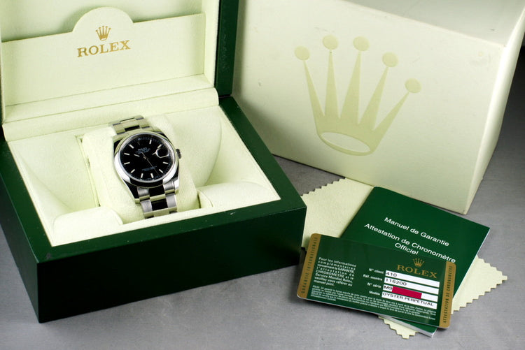 2007 Rolex DateJust With Box & Papers 116200